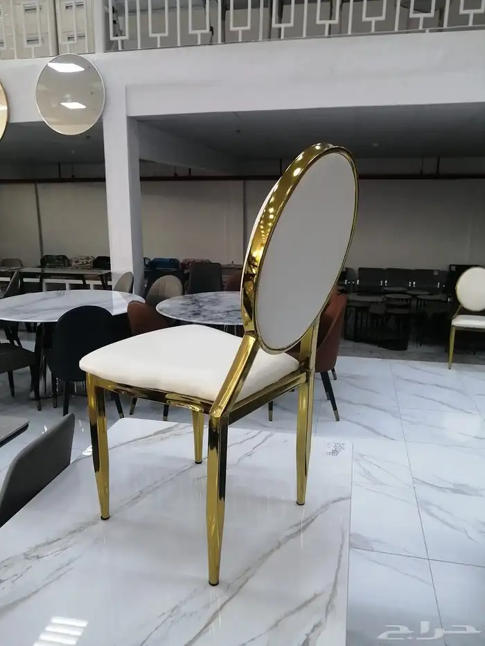 كراسي جلد مع ارجل ستيل .. كراسي مناسبات فاخرة 4