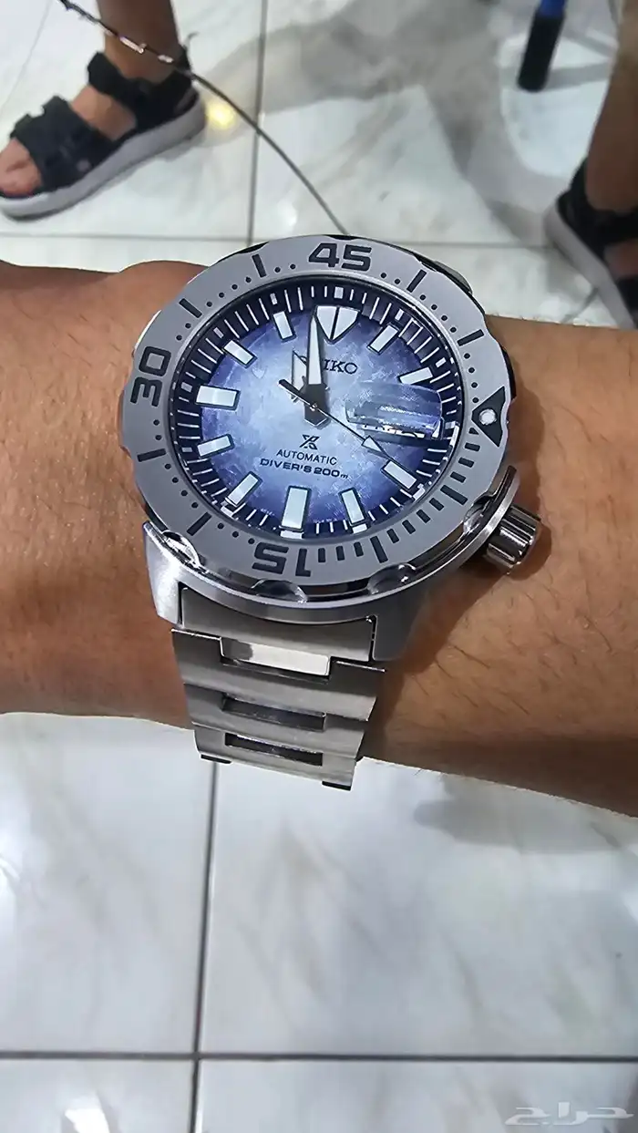 وصف الساعة للبيف ساعة Seiko Prospex Automatic Diver s 200m 0