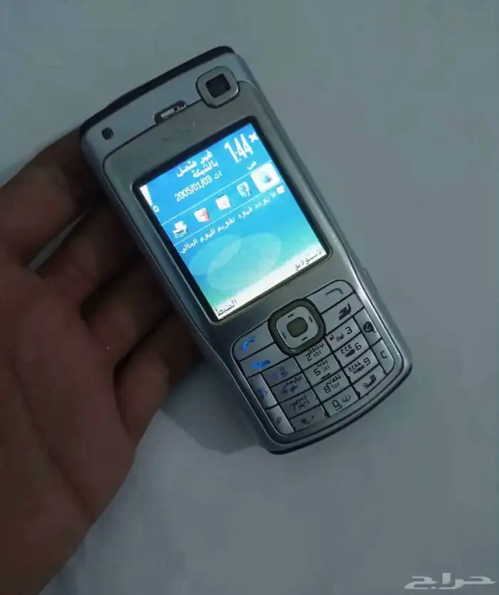 جوال نوكيا nokia n70 نظيف جدا مع اغراضه 0
