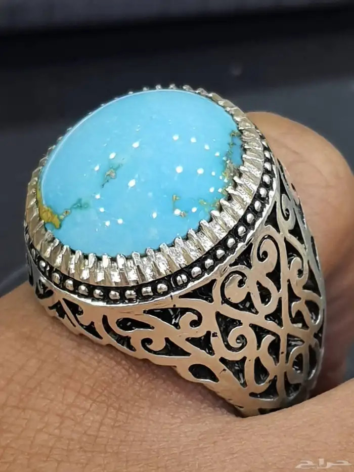 خاتم فيروز ايراني نيشابوري طبيعي 2