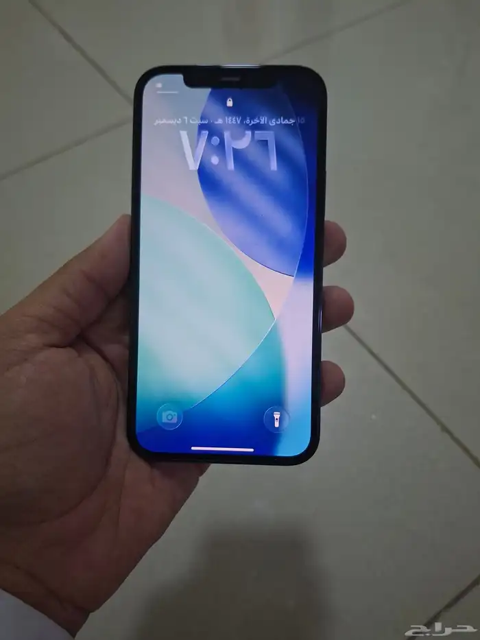 جوال ايفون برو الذاكره 256 نسبه البطاريه 76 2