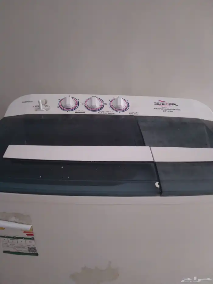 غساله لبيع نظيفه بس فيها شي بسيط مكسور باب ناشفه 0