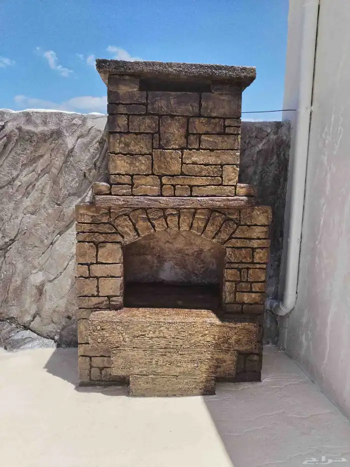 ديكورات اسمنتية وشلالات اصطناعية وارضيات 3