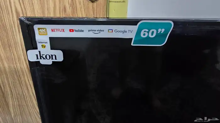 شاشة ايكون سمارت اندرويد 60 بوصة بحالة الوكالة استخدام شهرين 2