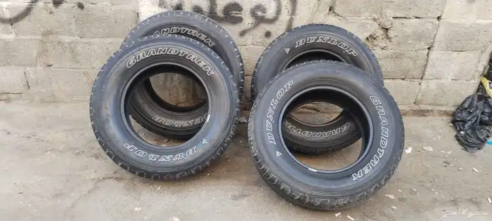 كفرات دنلوب وكاله جيب لاند كروزر 275 65 17 1