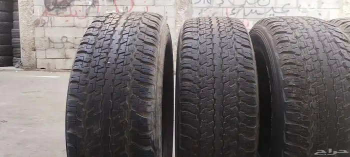 كفرات دنلوب وكاله جيب لاند كروزر 275 65 17 3