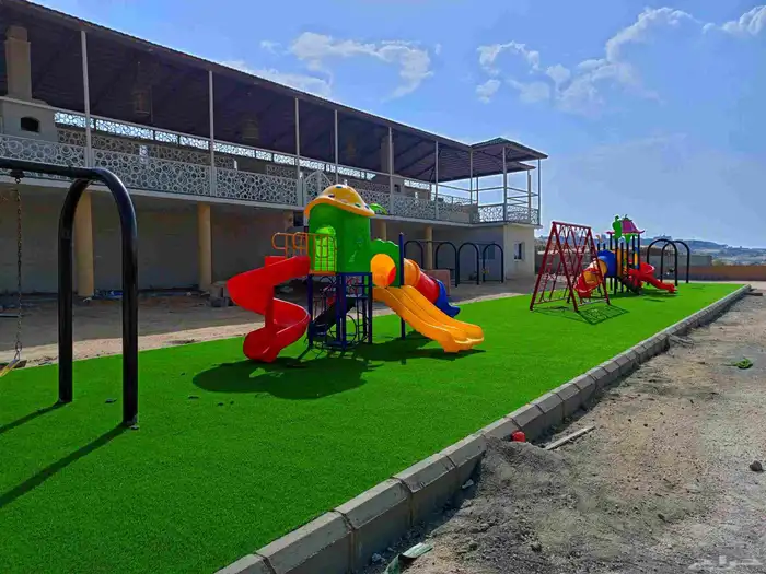 حدائق الحواش سطوح بيوت ضيافه انجيله عشب صناعي احضرزراعي تبل 14