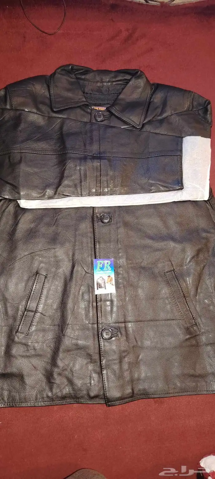 للبيع جاكيت جلد باكستاني اصلي. جديد. مقاس XL 1