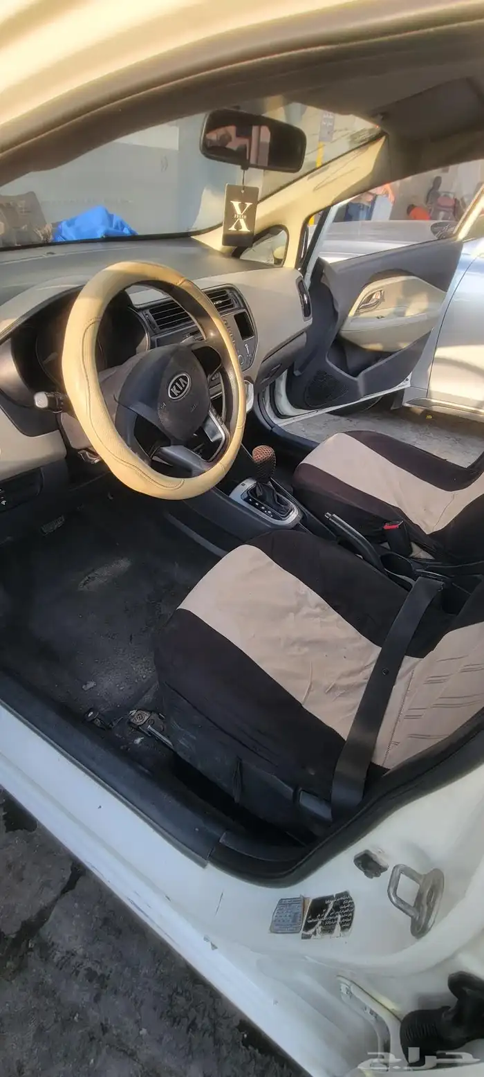 كيا ريو 2013 قير مكينه مكيف بحاله ممتازه شاص ايرباق سليم 6