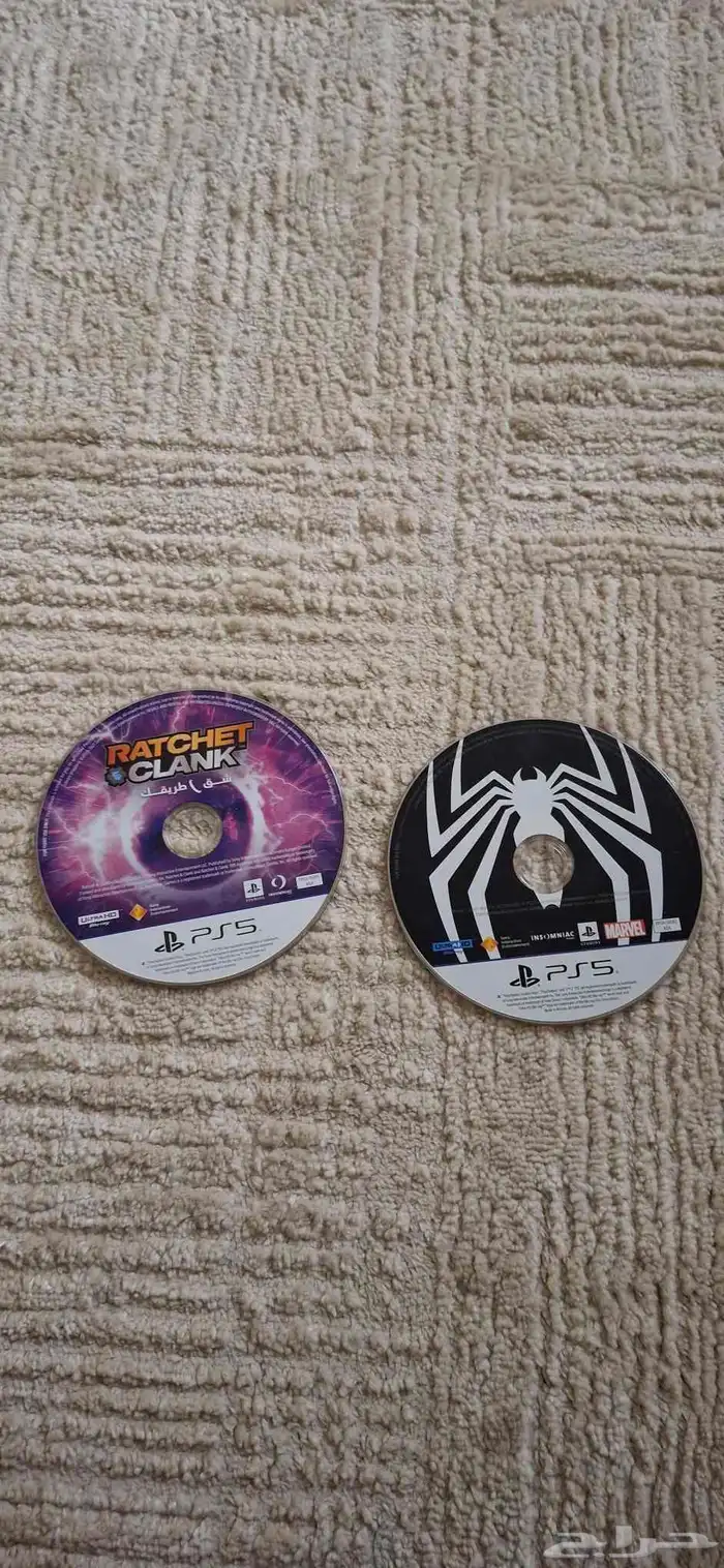 شريط سوني Rachet and clank Spider man 2 0