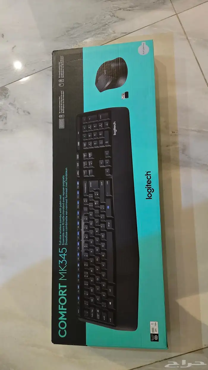 كيبورد لوحة مفاتيح و فارة وايرلس Logitech 0