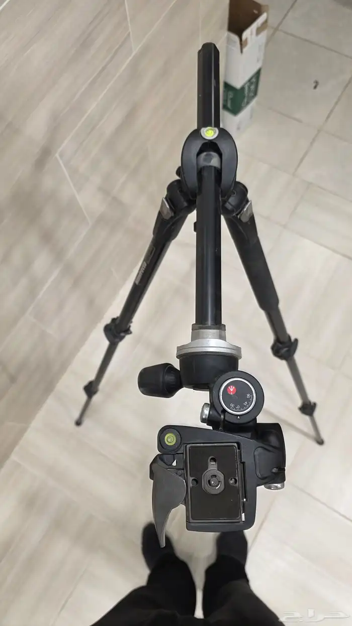 ستاند كاميرا احترافي ايطالي ماركة مانفروتو Manfrotto 190xprb 0