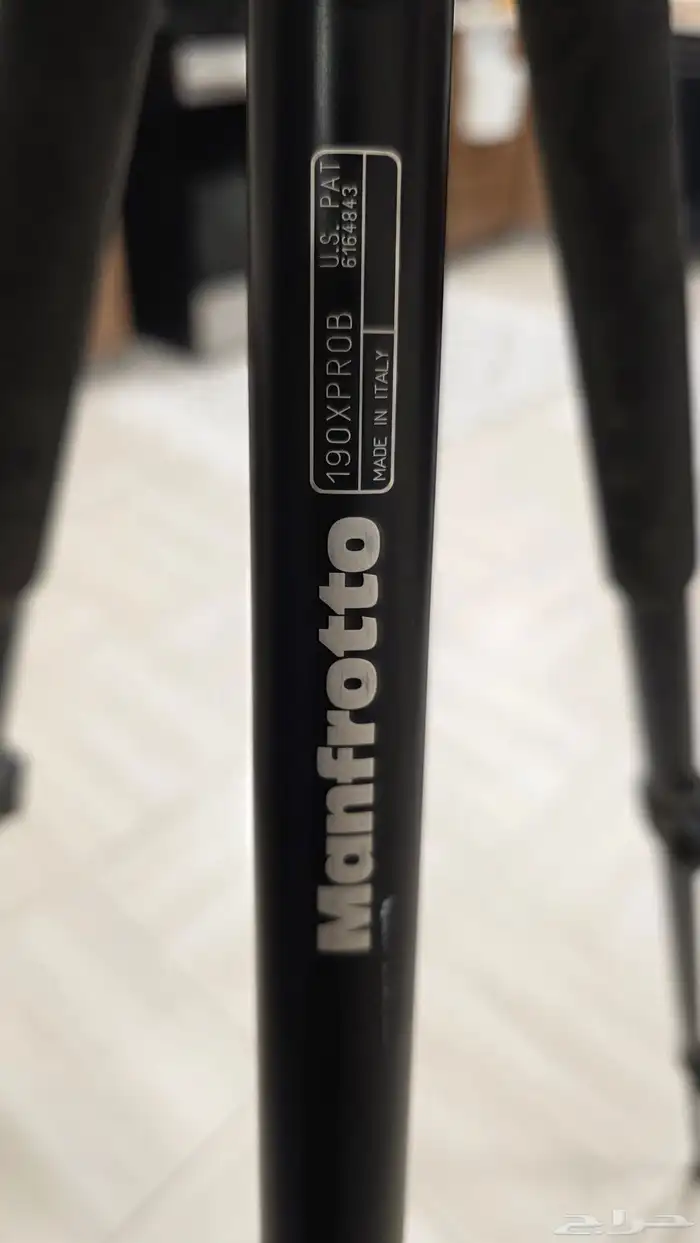 ستاند كاميرا احترافي ايطالي ماركة مانفروتو Manfrotto 190xprb 3