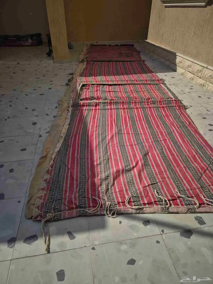 خيمة عمودين مبطنة سقف ورواق 2