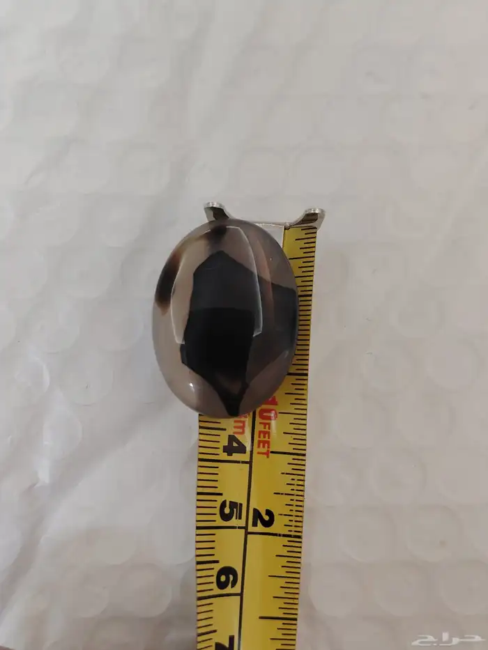 حجر عقيق يمني مصور طير حجم راهي كبير 2