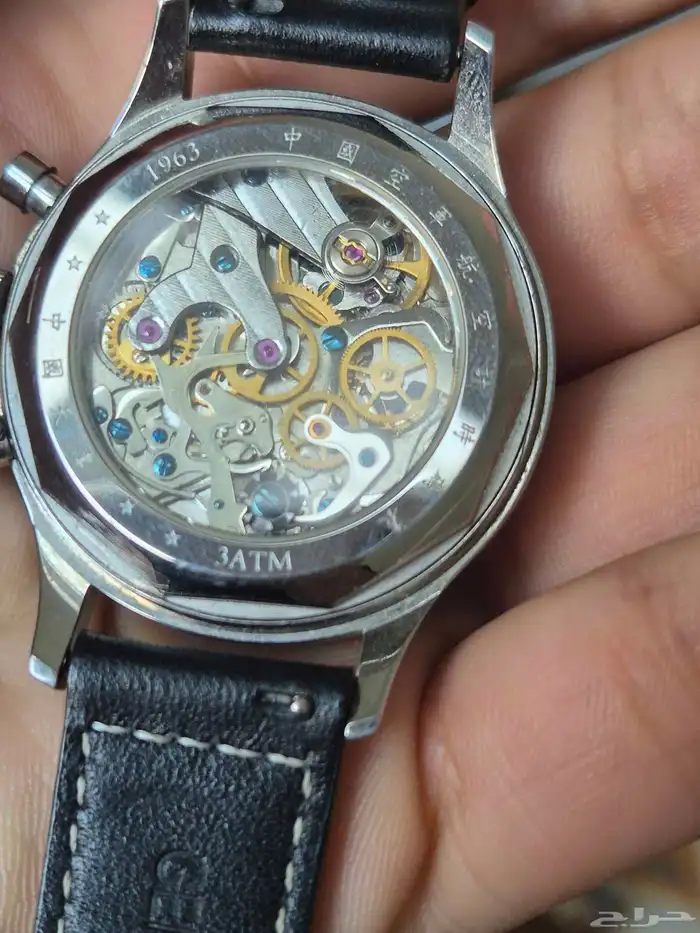 watch mechanical seagull 1963 ساعة كرونوقراف ميكانيكية 0