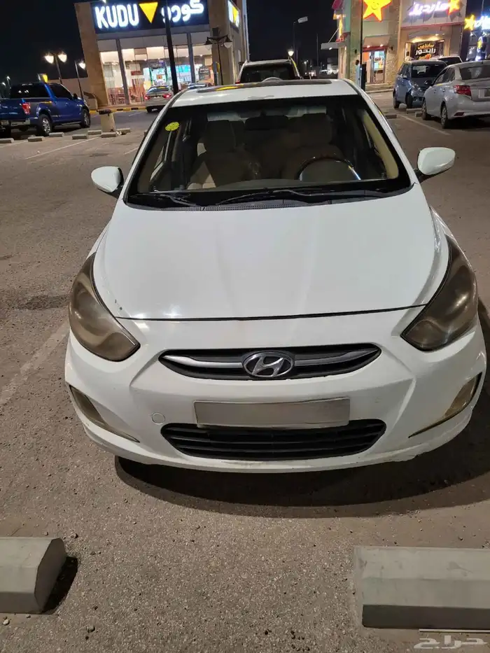 هيونداي اكسنت 2013 قير اوتماتيك بنزين الممشى  285 ألف كيلو ا 1
