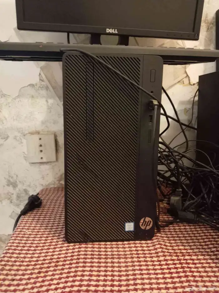 كمبيوتر مكتبي مع طابعه شغال نظيف جدا 2