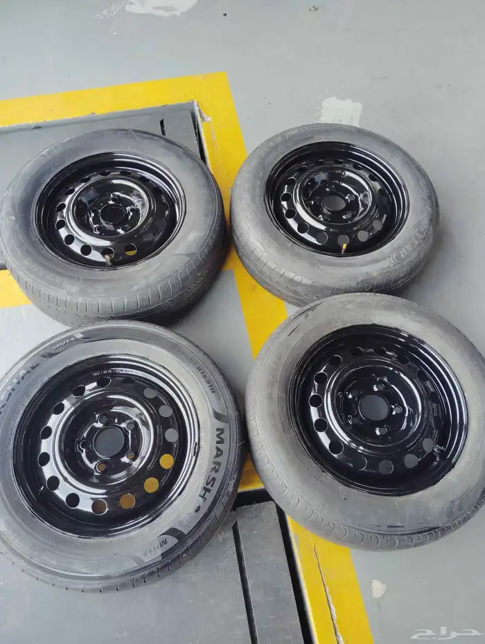 هونداي النترا مقاس 15 اصلي وكاله مع الكفرات مرشوش 1