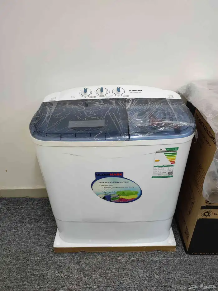 غساله حوضين اولسن مارك 7كيلو جديدة 9