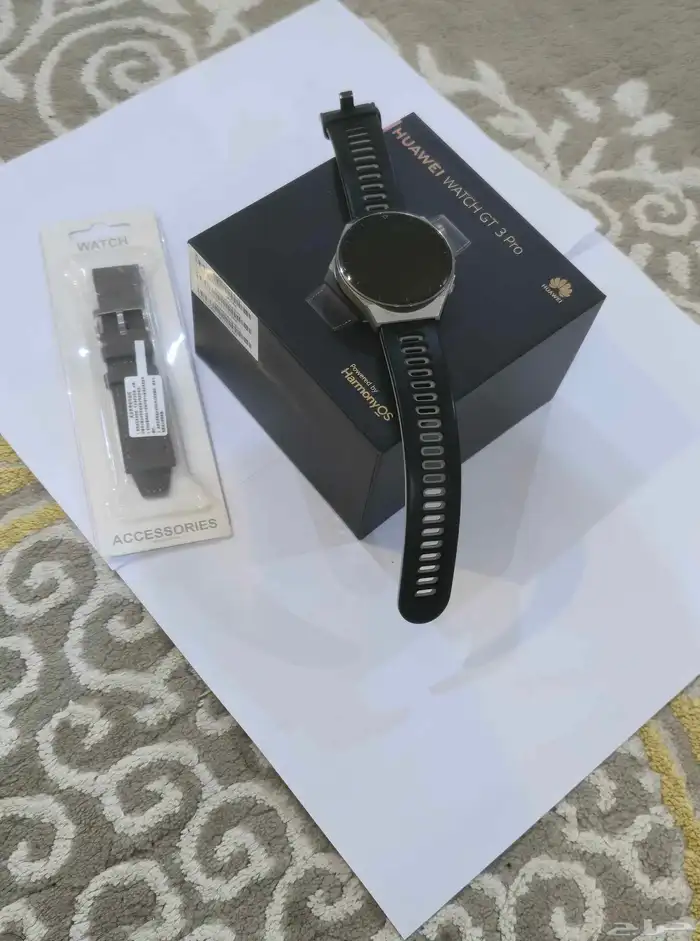 ساعة HUAWEI Watch GT3 Pro   مستعملة نظيفة جد ا 2