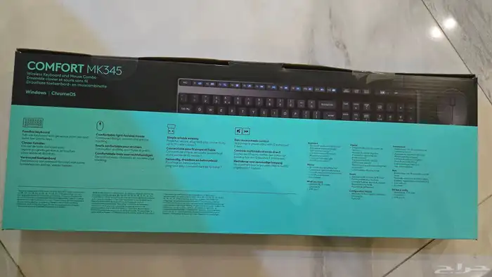كيبورد لوحة مفاتيح و فارة وايرلس Logitech 1