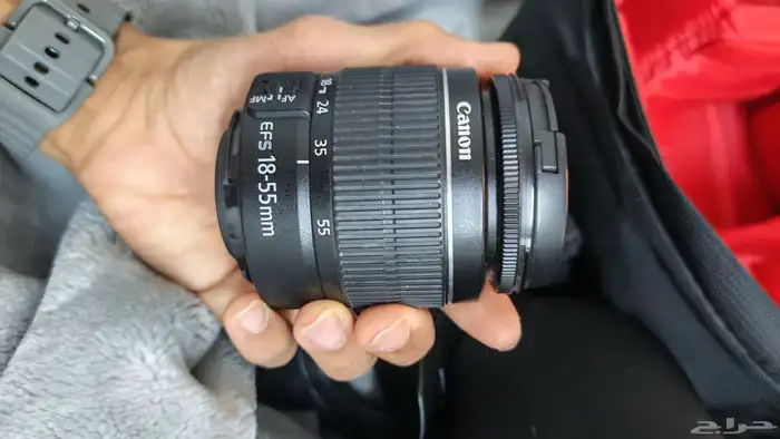 كاميرا كانون 600D بكامل ملحقاتها 5