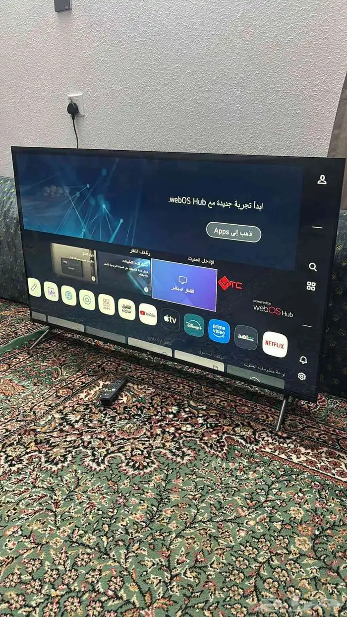 شاشه 55 بوصه سمارت MTC شبه جديده 0