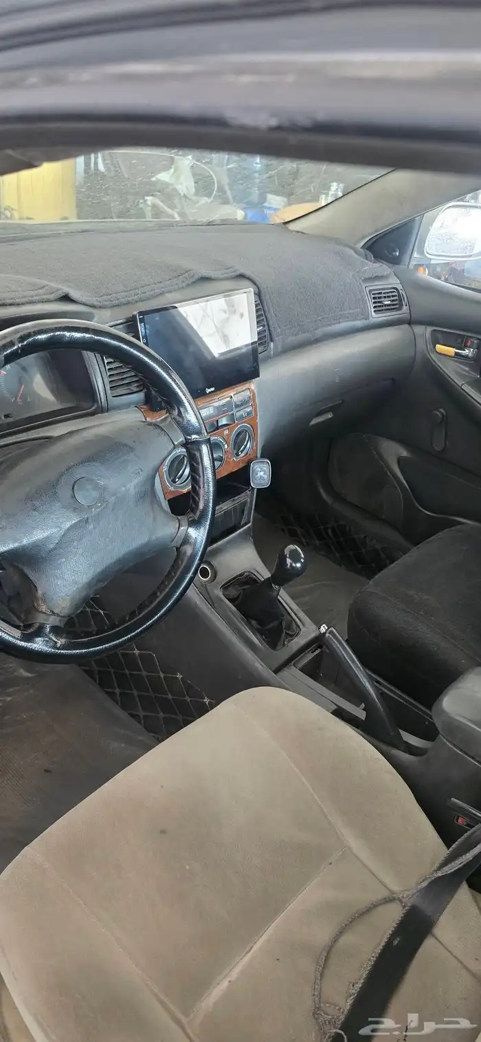 تويوتا كورلا قير ومكينه على الشرط 1