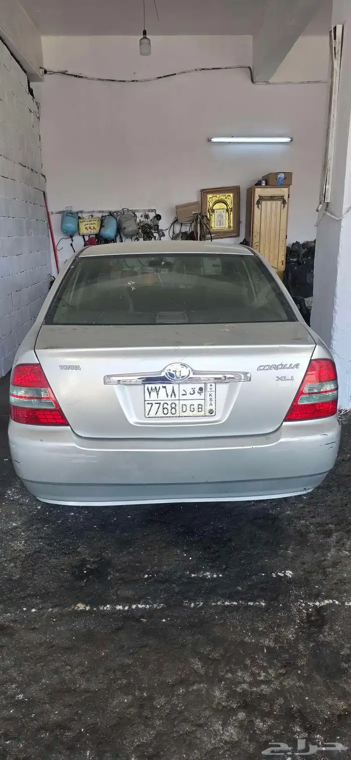 تويوتا كورلا قير ومكينه على الشرط 0