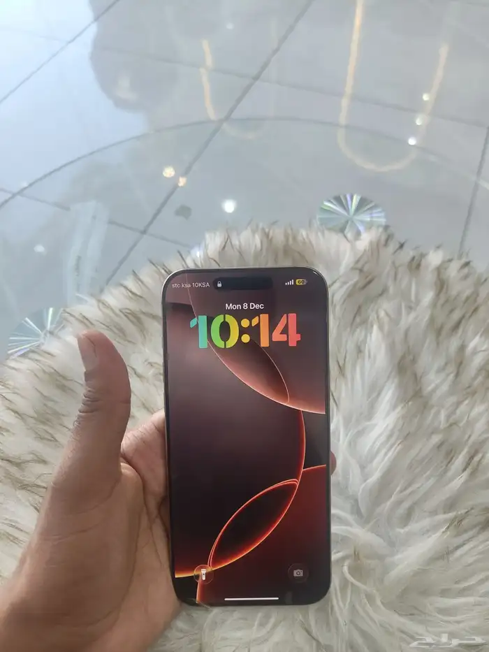 ايفون 16 برو مكس 256 قيقا بطريه 92 مع شاحنة فقط 3