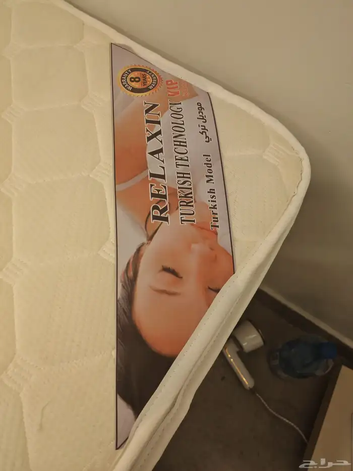 سرير 120سم و مرتبة تركي 30سم جديدة من شهرين  مرتبة طبية 2