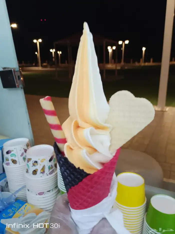 مطلوب سياره ايسكريم لايجار تكون نضيفه وسعر مناسب 0