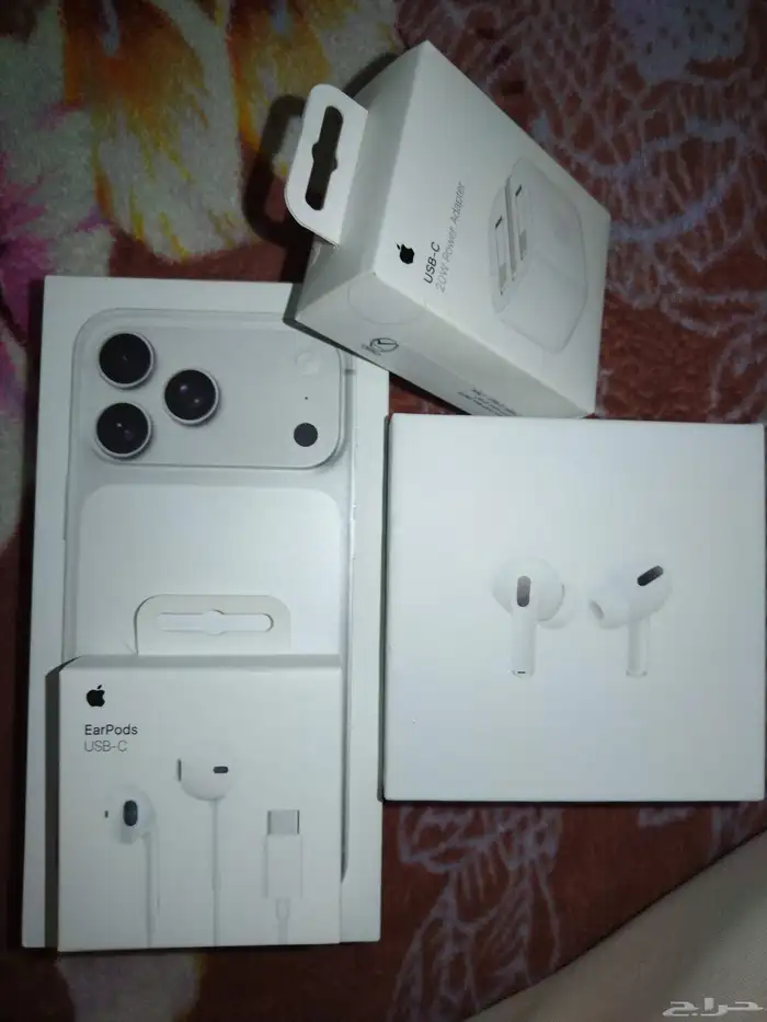 للبيع ايفون 17برو ماكس 256جيحا جدييد استعمال 3ايام فقط 0