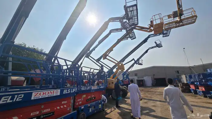 سيزرلفت ومانلفت وفوركلفت و كرينات للايجار بجميع المقاسات 3