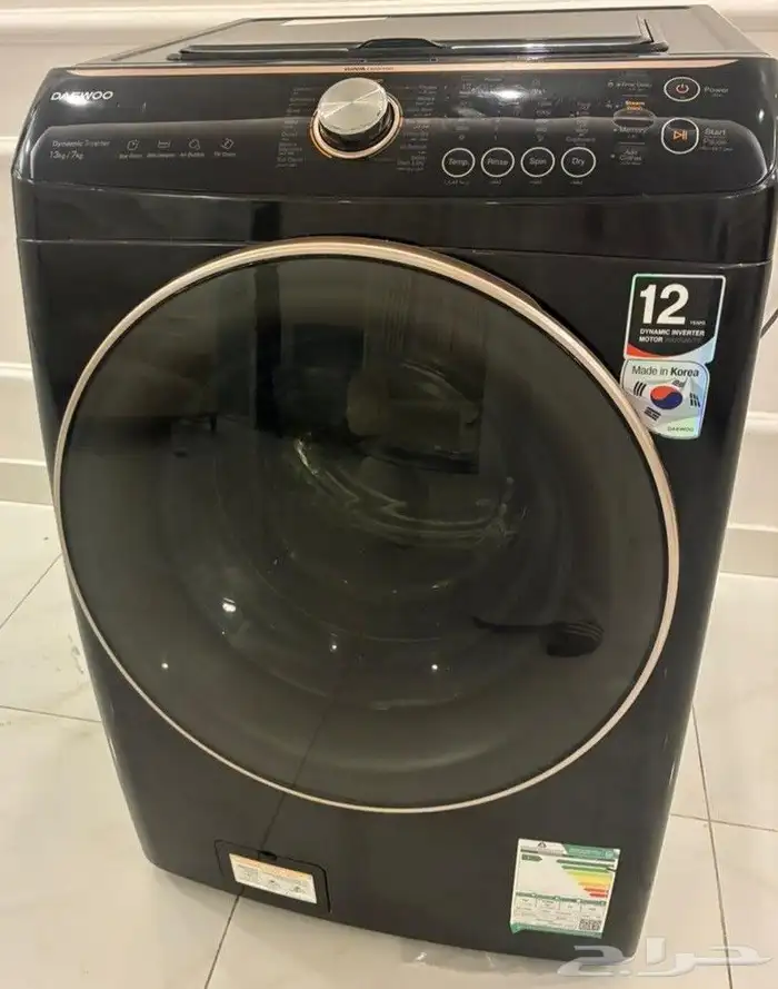 غسالة دايو 13 كيلو تجفيف حراري 100X100 4