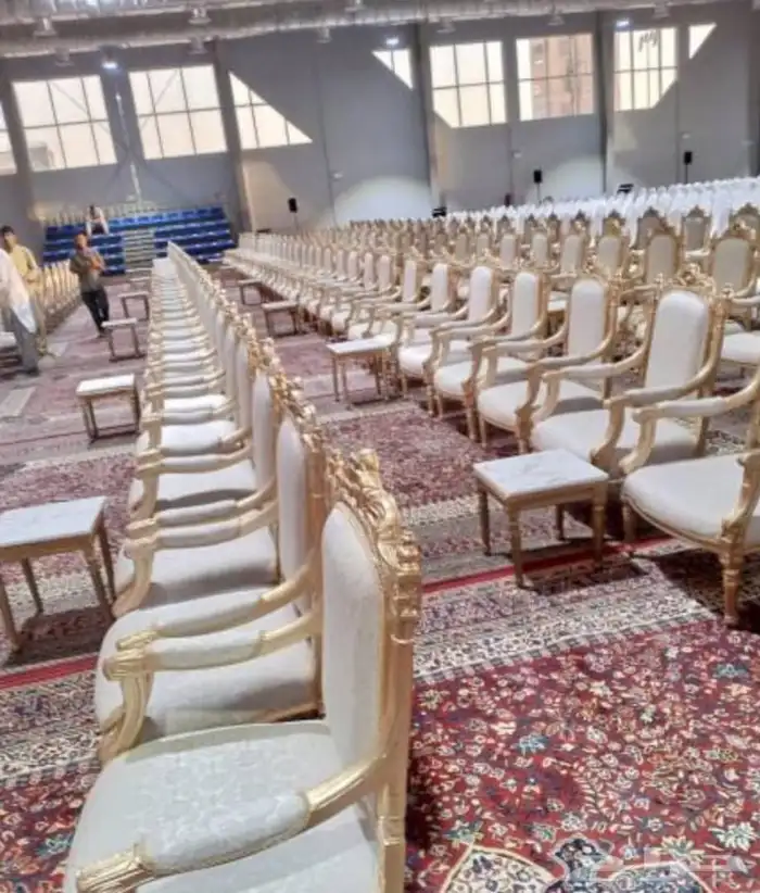 تأجير كراسي ملكي عادي شفاف كنب مخيمات دفايات زل سماعات سجاد 3