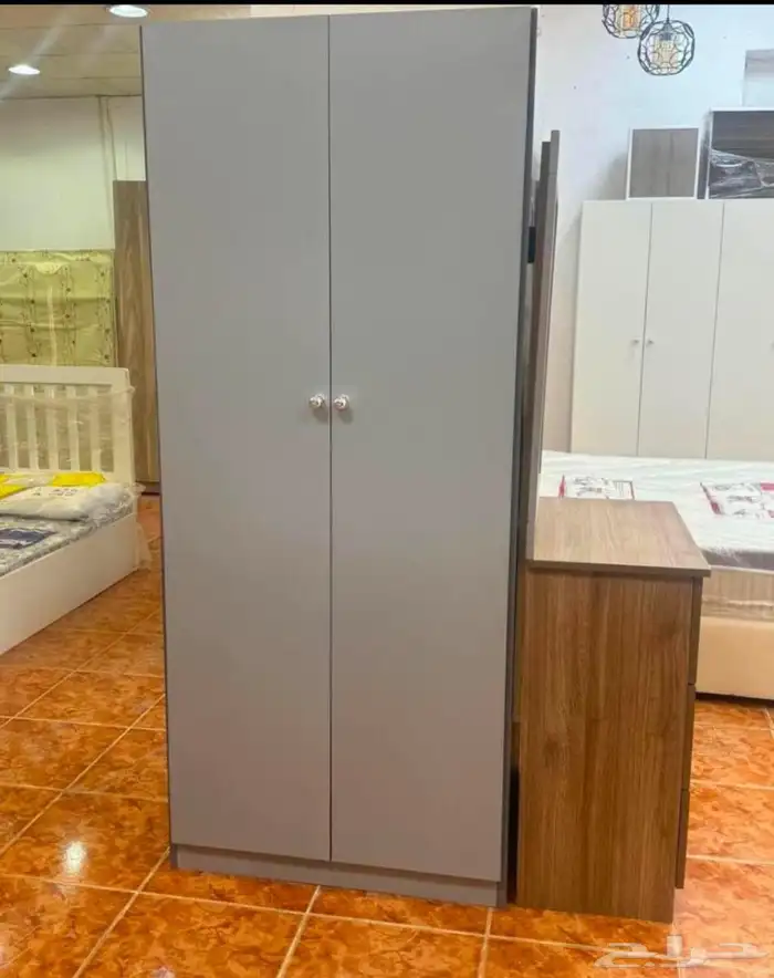 خشبي دولاب بابين جديد اللوان في مختلف 3