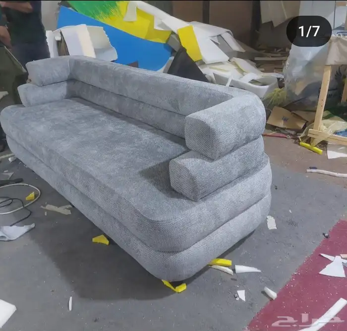 مفروشات الرياض  تفصيل جميع انواع الكنب والجلسات الارضي والس 0