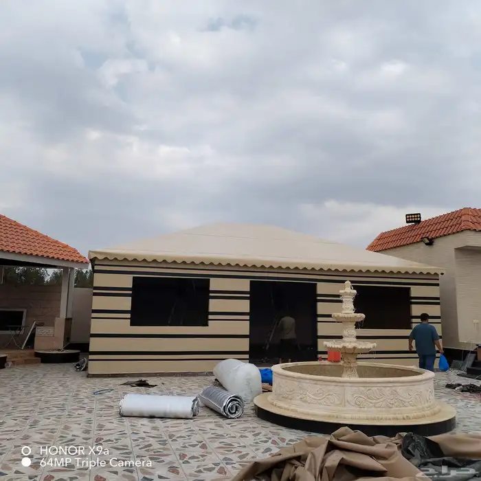 بيوت الشعر جده صيانه تغير قماش تركيب جميع انواع المظلات 10