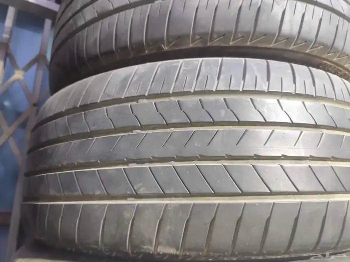 كفرات دوج تشارجر 245 45 20 برجستون وكاله نضيف كرت اخت الجديد 2