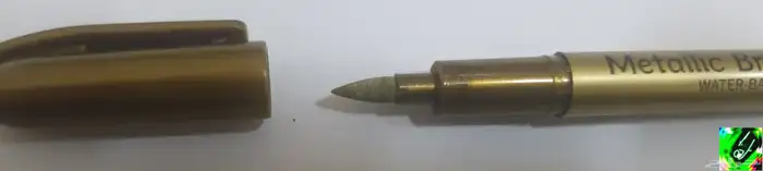 قلمين فرشاة معدنية 2 Metallic brush pens 2
