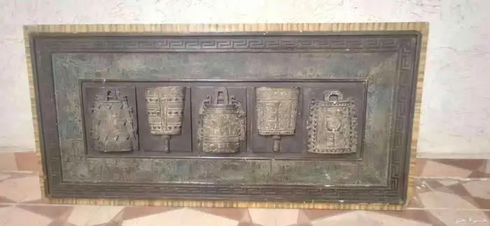 لوحة جدارية نحاسية فاخرة   لمسة من التراث الصيني 2