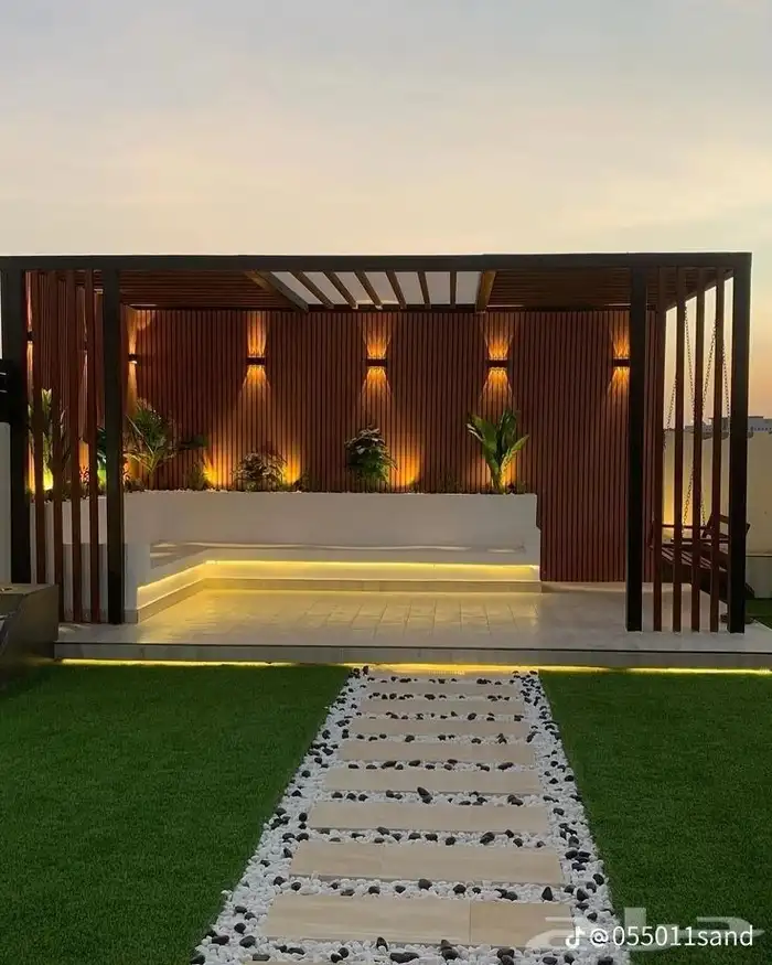 مظلات وجلسات خارجية 4