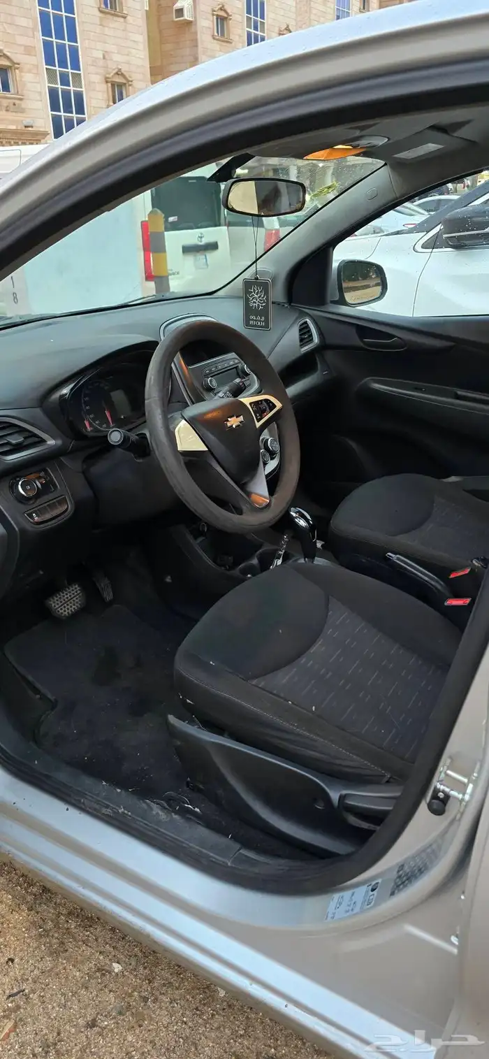 الموديل 2020 النوع شيفروليه سبارك اللون فضي الحالة نظيفة 7