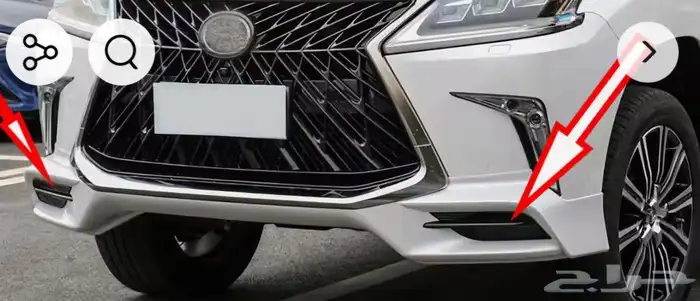 دقن صدام جيب لكزس LX570 0