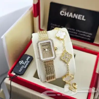 ساعات ماركة شانيل واسواره فان كليف 12