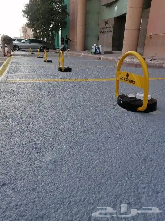 قفل موقف السيارات بالرمود جهاز حاجز موقف السيارات 4