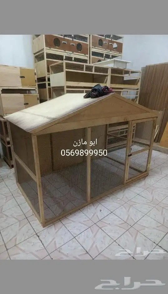 اقفاص طيور وقطط 1