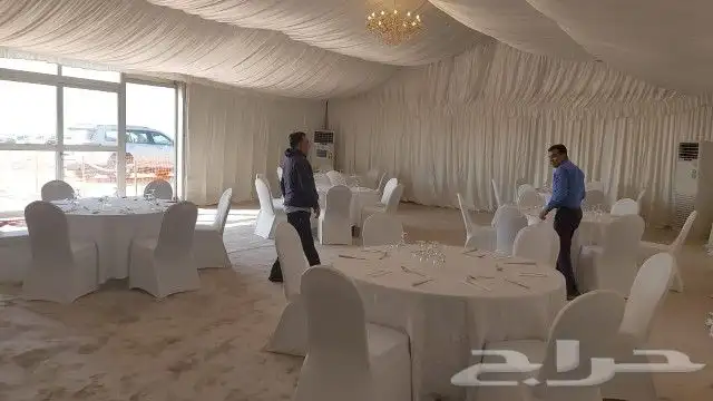 تأجير كراسي وطاولات خيام زل سجاد قهوجين 1